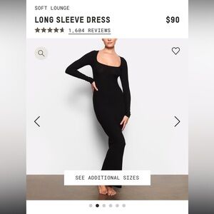 Skims Long Sleeve Dress